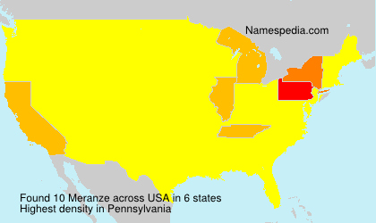 Surname Meranze in USA Surname Meranze in USA