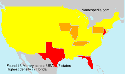 Surname Merary in USA Surname Merary in USA