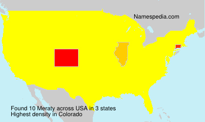 Surname Meraty in USA Surname Meraty in USA