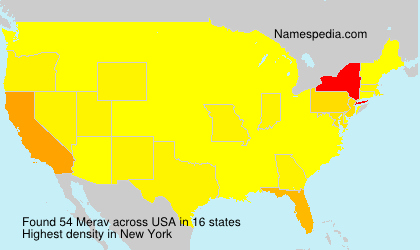 Surname Merav in USA Surname Merav in USA