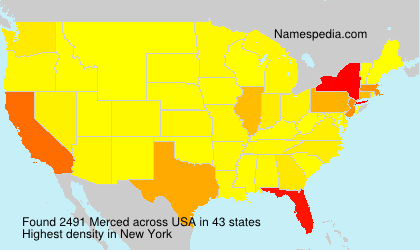 Surname Merced in USA Surname Merced in USA