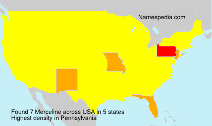 Surname Merceline in USA Surname Merceline in USA
