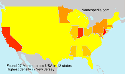 Surname Merch in USA Surname Merch in USA