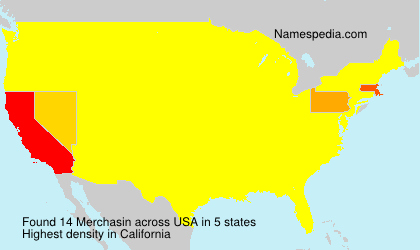 Surname Merchasin in USA Surname Merchasin in USA