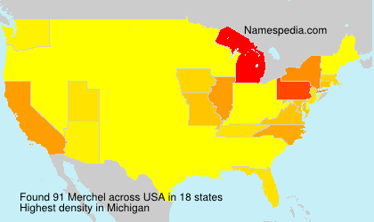 Surname Merchel in USA Surname Merchel in USA