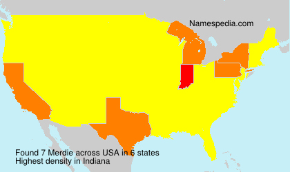 Surname Merdie in USA Surname Merdie in USA