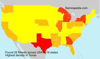 Surname Merdis in USA Surname Merdis in USA
