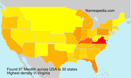 Surname Merdith in USA Surname Merdith in USA