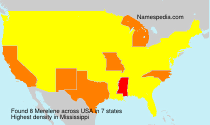Surname Merelene in USA Surname Merelene in USA