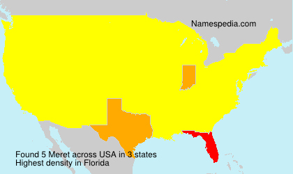 Surname Meret in USA Surname Meret in USA