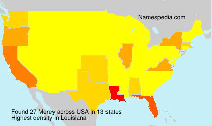 Surname Merey in USA Surname Merey in USA