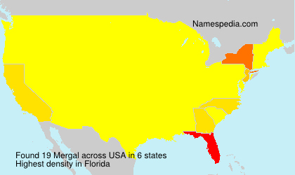 Surname Mergal in USA Surname Mergal in USA
