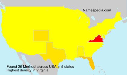 Surname Merhout in USA Surname Merhout in USA
