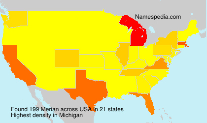 Surname Merian in USA Surname Merian in USA