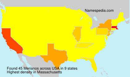 Surname Merianos in USA Surname Merianos in USA