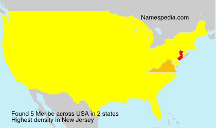 Surname Meribe in USA