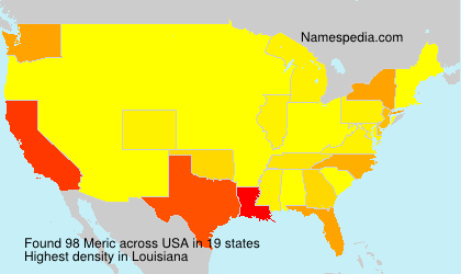 Surname Meric in USA Surname Meric in USA