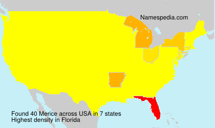 Surname Merice in USA Surname Merice in USA