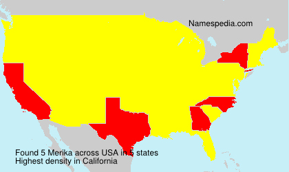 Surname Merika in USA Surname Merika in USA