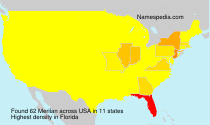 Surname Merilan in USA Surname Merilan in USA
