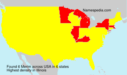 Surname Merim in USA Surname Merim in USA