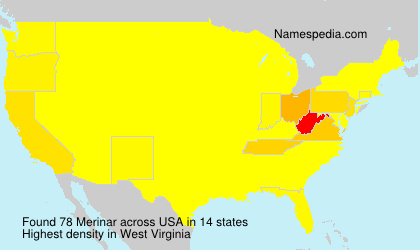 Surname Merinar in USA Surname Merinar in USA