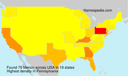 Surname Merion in USA Surname Merion in USA