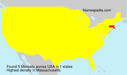 Surname Merisalo in USA Surname Merisalo in USA