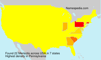 Surname Merisotis in USA Surname Merisotis in USA