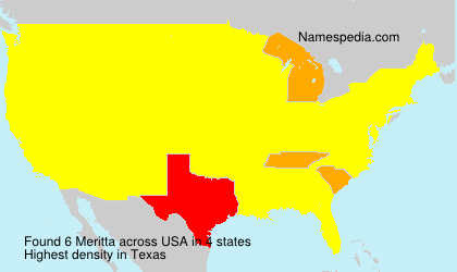 Surname Meritta in USA Surname Meritta in USA