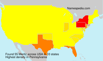 Surname Meritz in USA Surname Meritz in USA