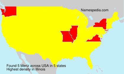 Surname Meriz in USA Surname Meriz in USA