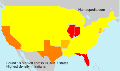 Surname Merkell in USA Surname Merkell in USA