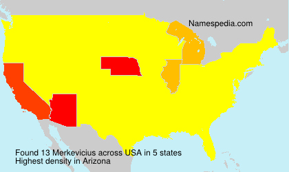 Surname Merkevicius in USA Surname Merkevicius in USA