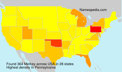 Surname Merkey in USA Surname Merkey in USA