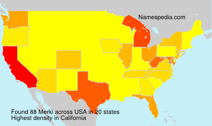 Surname Merki in USA Surname Merki in USA
