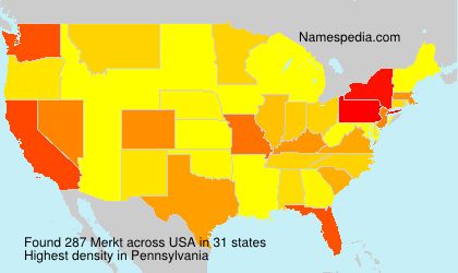 Surname Merkt in USA Surname Merkt in USA