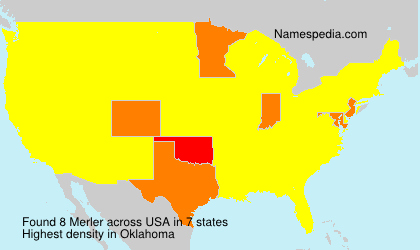 Surname Merler in USA Surname Merler in USA