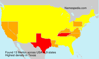 Surname Merlon in USA Surname Merlon in USA