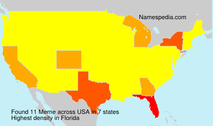 Surname Merne in USA Surname Merne in USA
