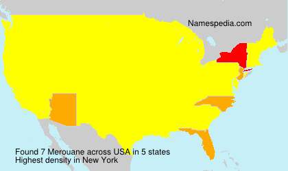 Surname Merouane in USA Surname Merouane in USA