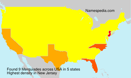 Surname Merquiades in USA