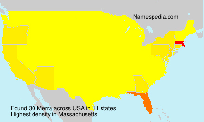 Surname Merra in USA Surname Merra in USA