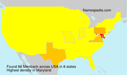 Surname Merrbach in USA Surname Merrbach in USA
