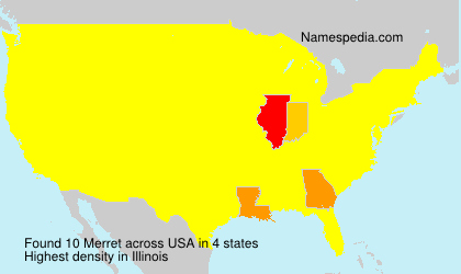 Surname Merret in USA Surname Merret in USA