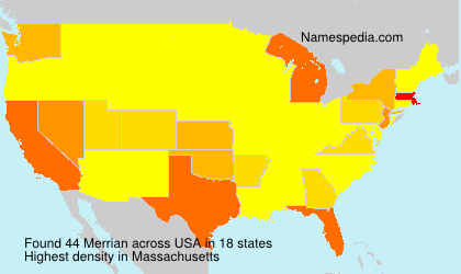 Surname Merrian in USA Surname Merrian in USA