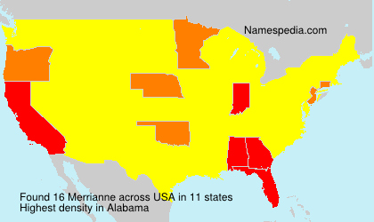 Surname Merrianne in USA Surname Merrianne in USA