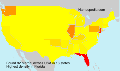 Surname Merriel in USA Surname Merriel in USA