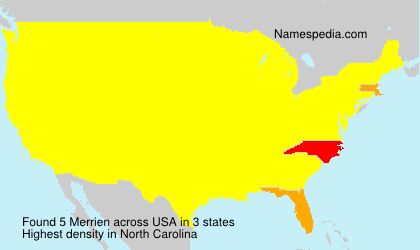 Surname Merrien in USA Surname Merrien in USA