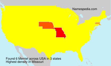 Surname Merriet in USA Surname Merriet in USA